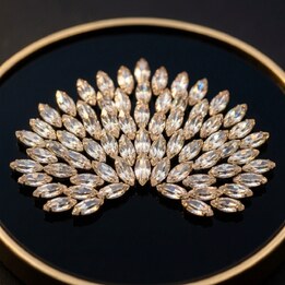 Aile papillon Champagne 2x4 mm