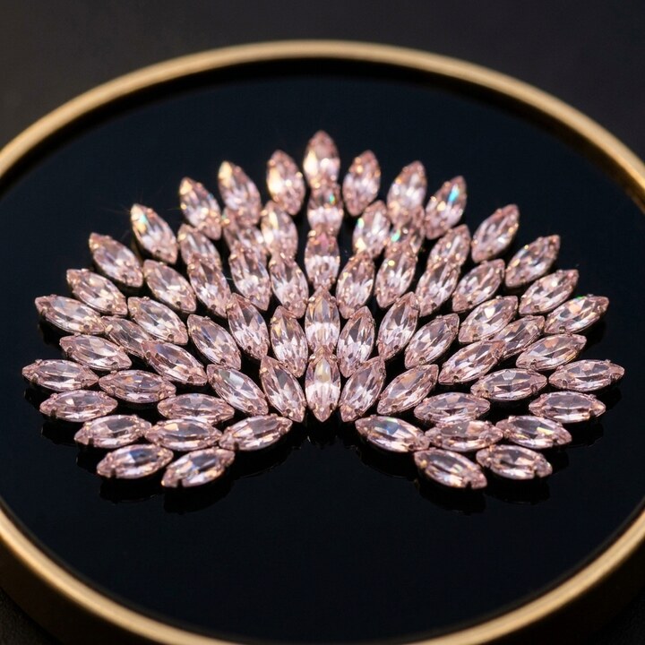 Aile papillon Lt Rose 2x4 mm