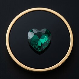 Coeur émeraude