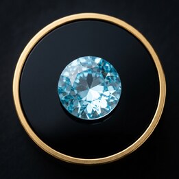 Strass Aquamarine 3d Transparent