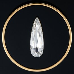 Strass dentaire Goutte Crystal 2*6mm