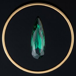 Goutte Emerald 2x6mm