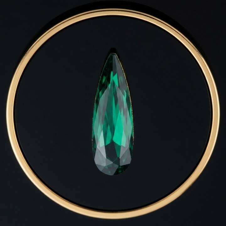 Goutte Emerald 2x6mm