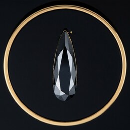 Goutte Jet Black 2*6mm