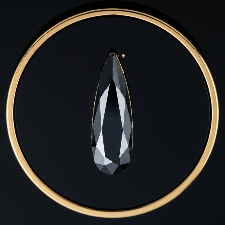 Goutte Jet Black 2*6mm