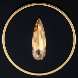 Goutte Topaz 2*6mm