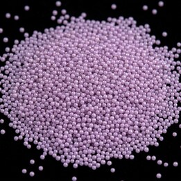 Tooth gem Light Amethyst Micro Crystal 1,2 mm