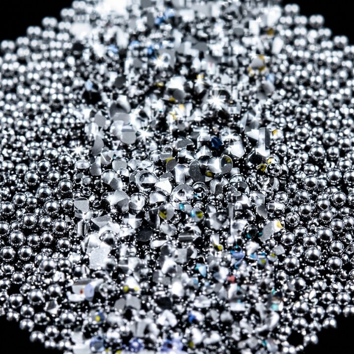 sliver hematite Micro Crystal 1.2mm