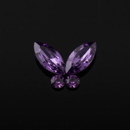 Papillon Baby Violet 1,5mm - strass dentaire | Strass Dentaires