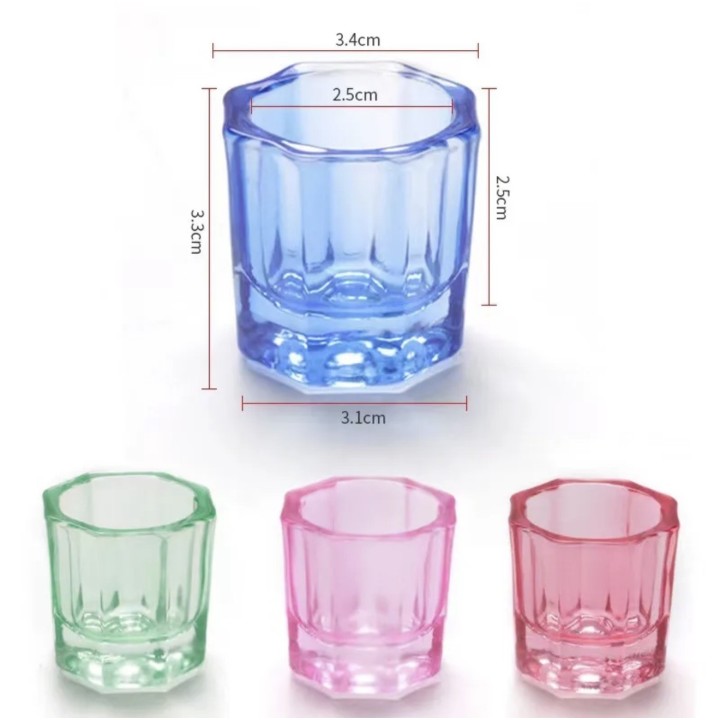 Mini verre godet de mélange - Pose strass dentaire