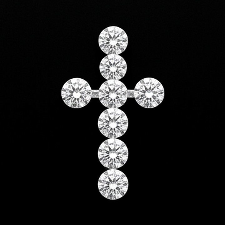 Strass dentale Croce + 8 strass
