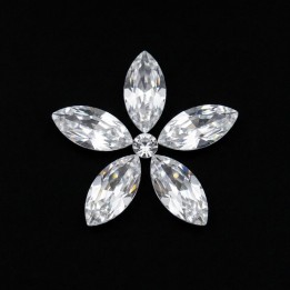 Roseta - motivo strass dental de 6 piedras | Strass Dentaires