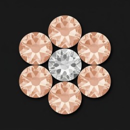 Fleur Light Peach | Strass Dentaires