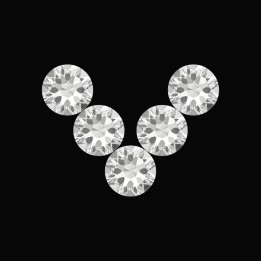 Chevron - motif strass dentaire 5 pierres | Strass Dentaires