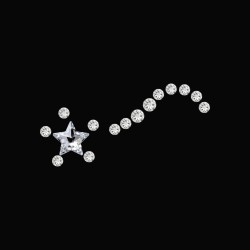 Strass dentaire Grande étoile filante