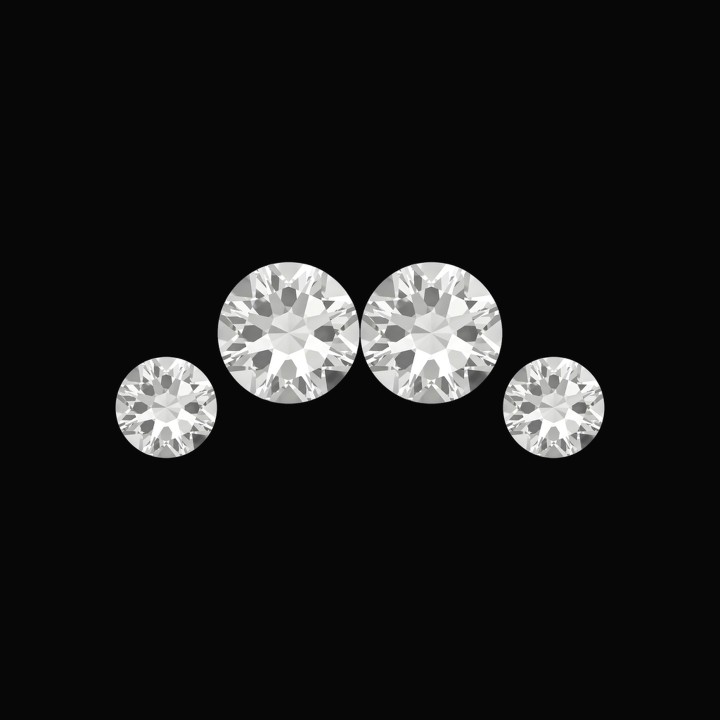 Arco - motivo strass dental de 4 piedras | Strass Dentaires