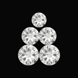 Drop - 5-stone tooth gem design | Strass Dentaires