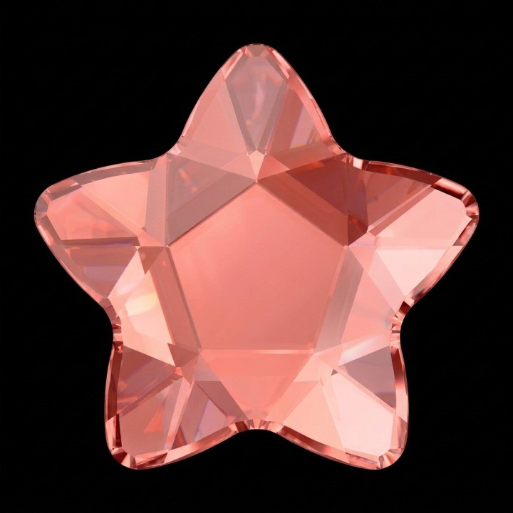Star Flower Lt Siam Zircania | Strass Dentaires
