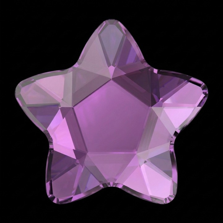 Star Flower Amethyst Zircania | Strass Dentaires