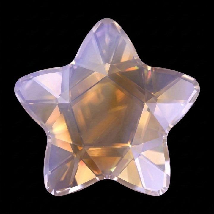 Star Flower Phantom Purple Zircania - Strass dentaire