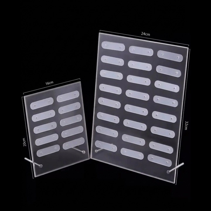 Display acrilico per strass dentali - espositore 31 x 24 cm