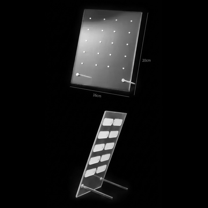 Display acrílico para strass dentales - expositor 31 x 24 cm
