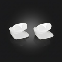 White dental resin vampire fangs