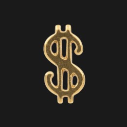 Bijou dentaire Dollar or