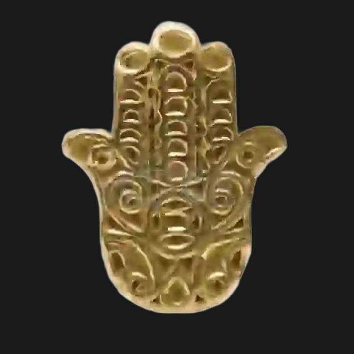 Joya dental Hamsa oro