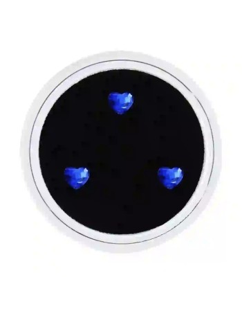 Strass Dentairesbox 3 coeurs Bleu
