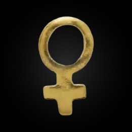 Zahnschmuck Weiblichkeitszeichen Gold
