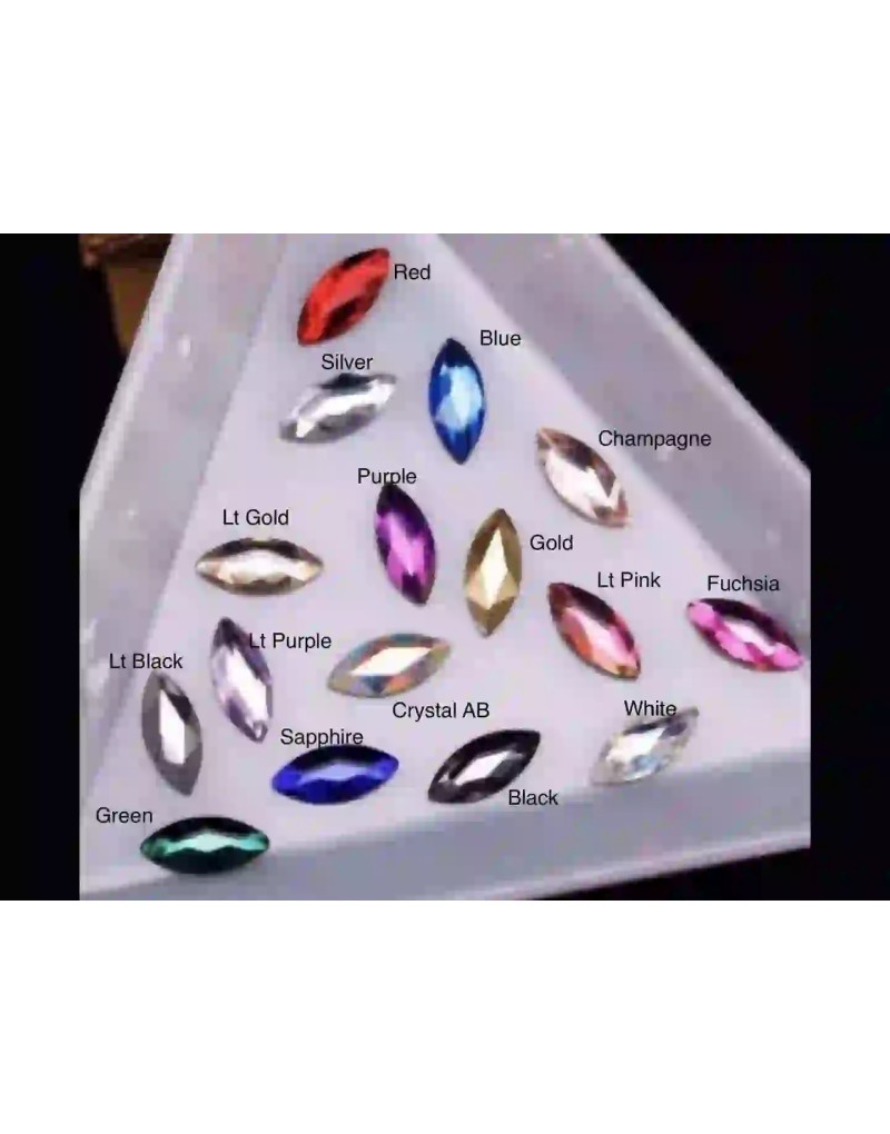 Strass DentairesButterfly Fushia