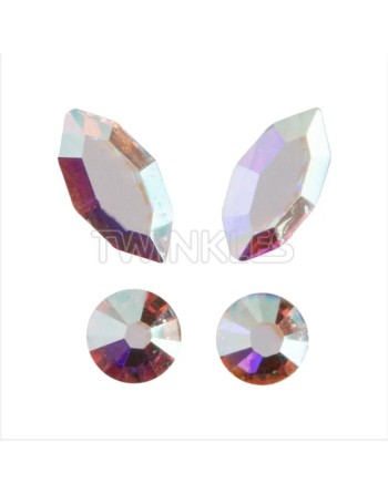 Strass DentairesButterfly Crystal Aurore Boreale