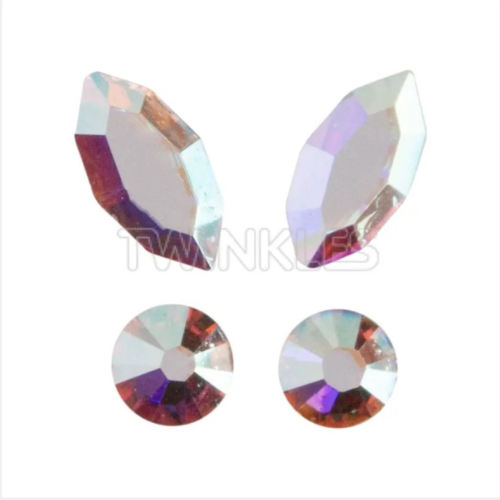Strass DentairesButterfly Crystal Aurore Boreale