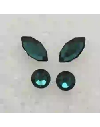 Strass DentairesButterfly Green