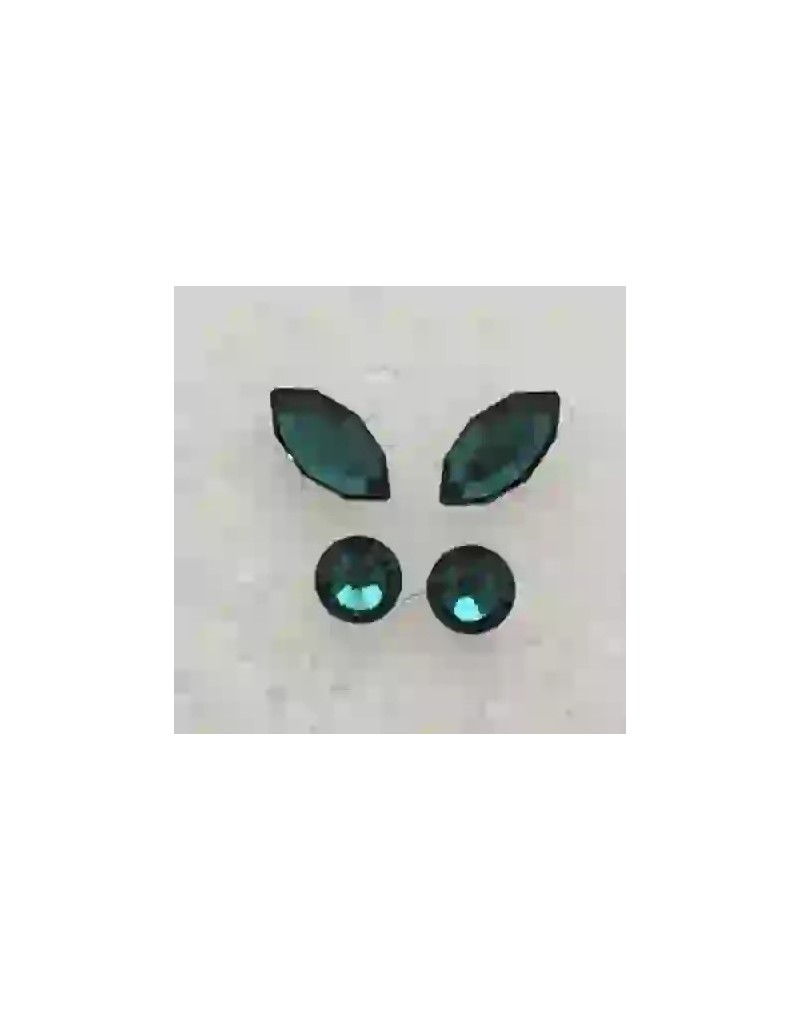 Strass DentairesButterfly Green