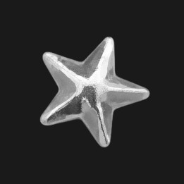 Gioiello dentale Piccola stella oro bianco