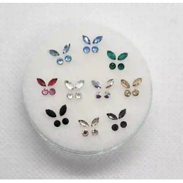 Strass DentairesButterfly Fushia