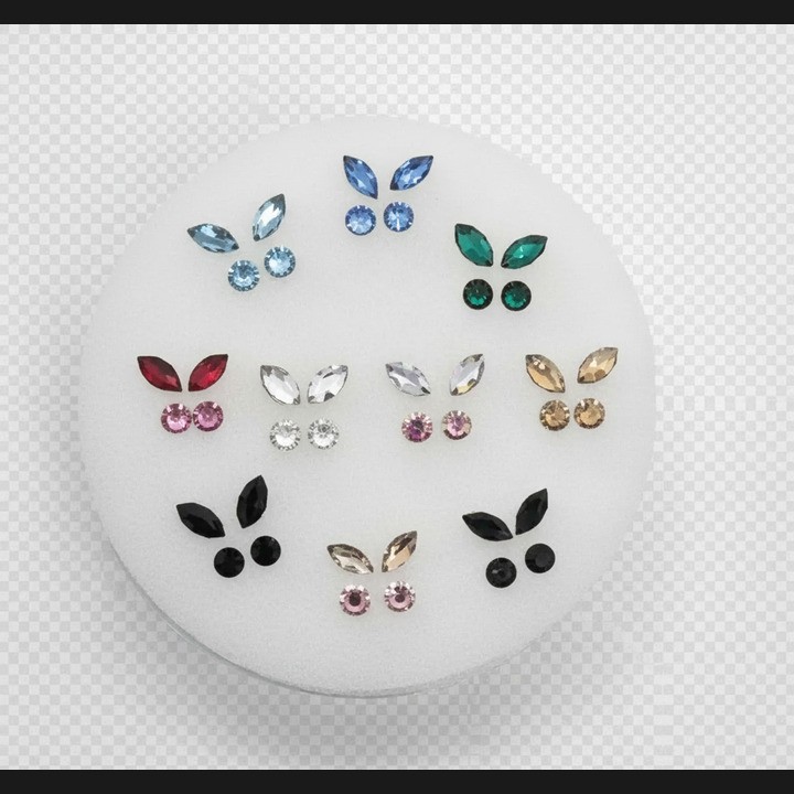 Strass DentairesButterfly Fushia