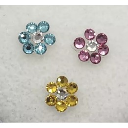 Strass Dentairesfleurs couleurs aux choix