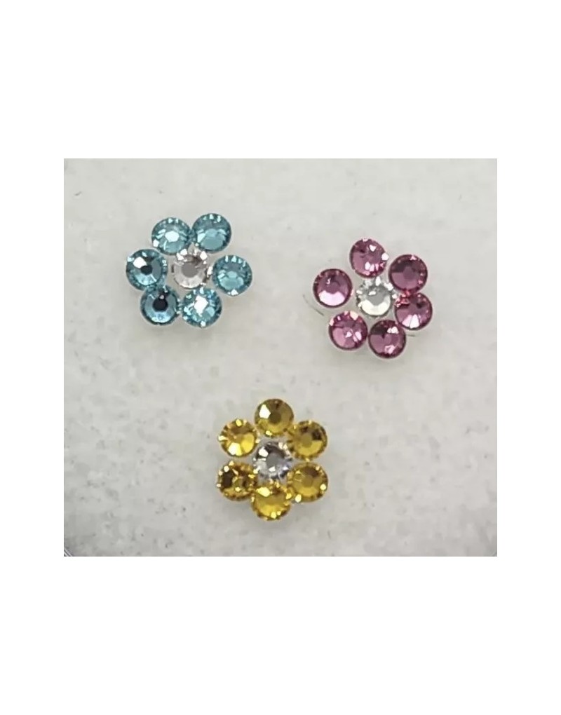Strass Dentairesfleurs couleurs aux choix