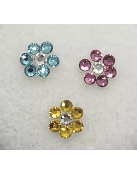 Strass Dentairesfleurs couleurs aux choix