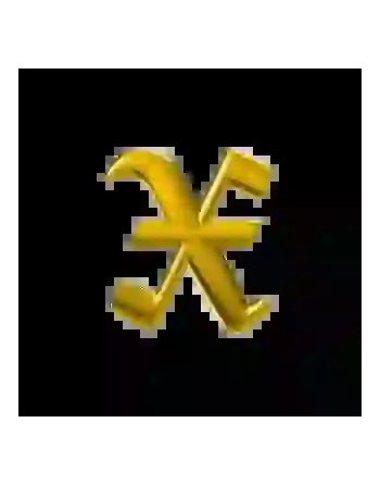 Strass DentairesLettre X