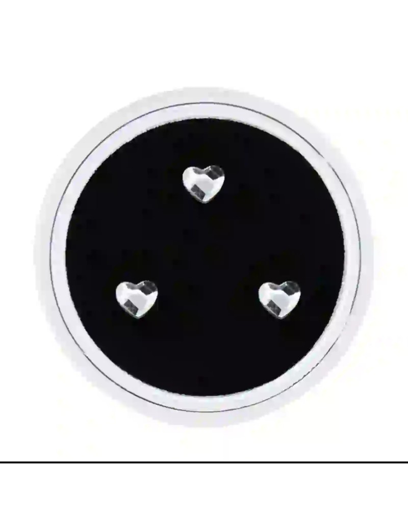 Strass DentairesBox 3 coeurs Argent