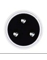 Strass DentairesBox 3 coeurs Argent