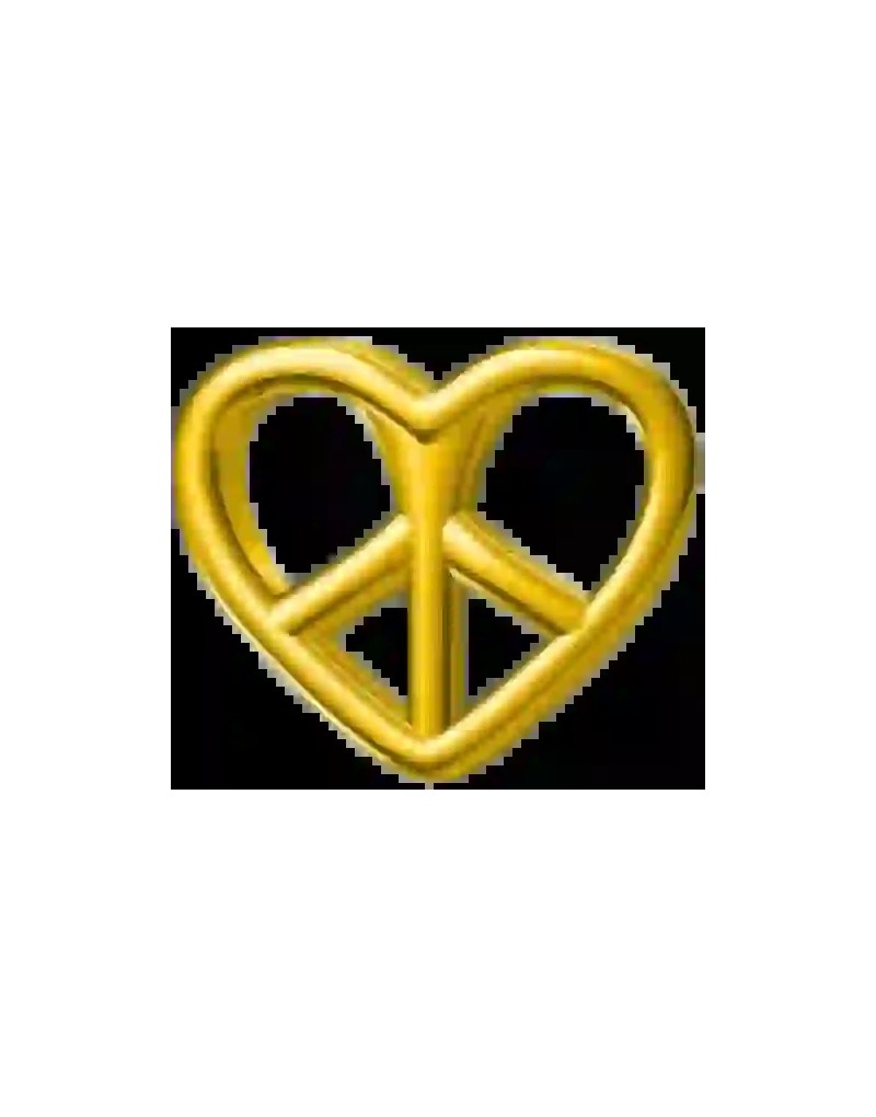 Strass DentairesCoeur et signe de paix