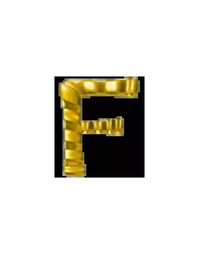 Strass DentairesLettre F Gold