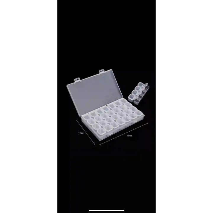 Caja de almacenamiento 28 compartimentos - strass dental