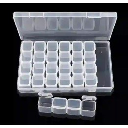 Caja de almacenamiento 28 compartimentos - strass dental