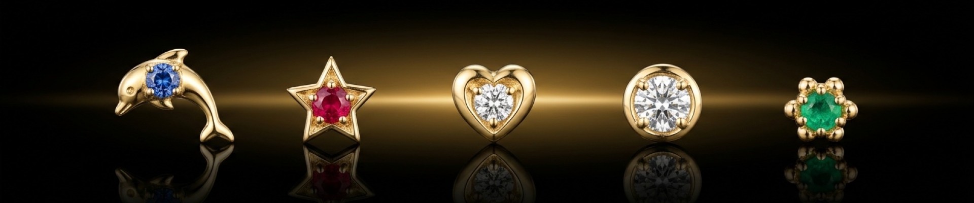 Or + Pierre Précieuse - Bijoux dentaires haute joaillerie